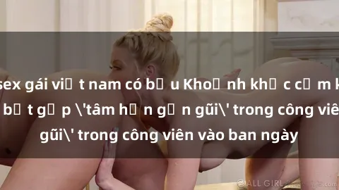 sex gái việt nam có bầu Khoảnh khắc cấm kỵ: Cặp đôi bị bắt gặp 'tâm hồn gần gũi' trong công viên vào ban ngày